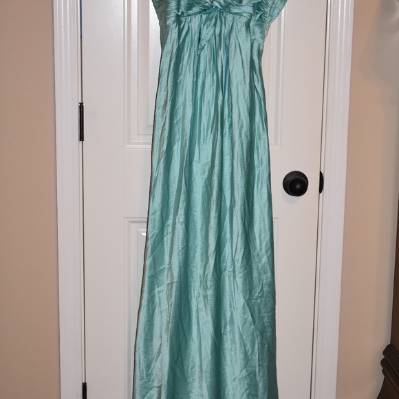 BCBG seafoam blue gown size 2 - Picture 2 of 2